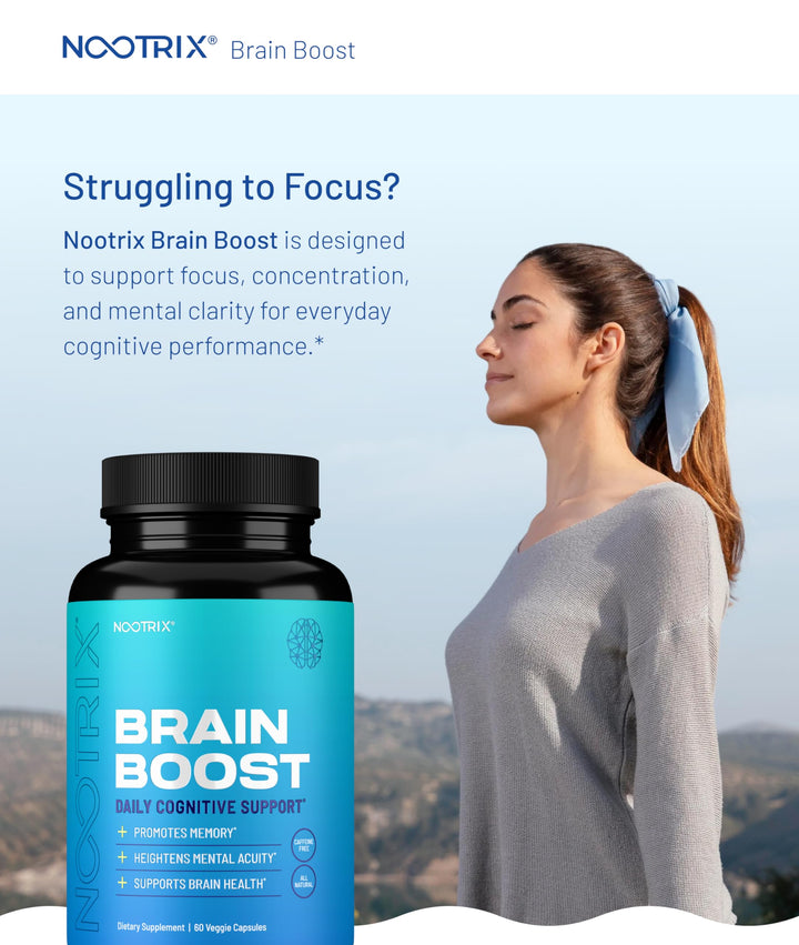 Nootrix Brain Boost Capsules, 60 Count