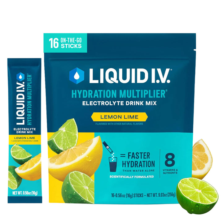 Liquid I.V. Hydration Multiplier Powder Drink Mix, Lemon