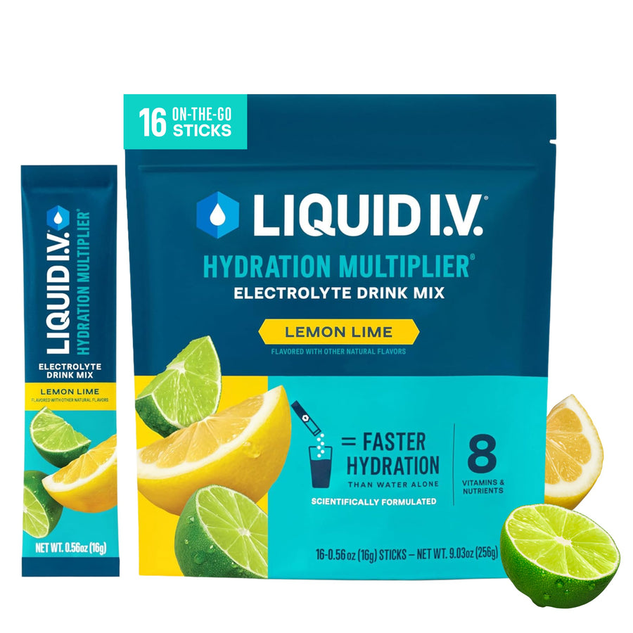 Liquid I.V. Hydration Multiplier Powder Drink Mix, Lemon