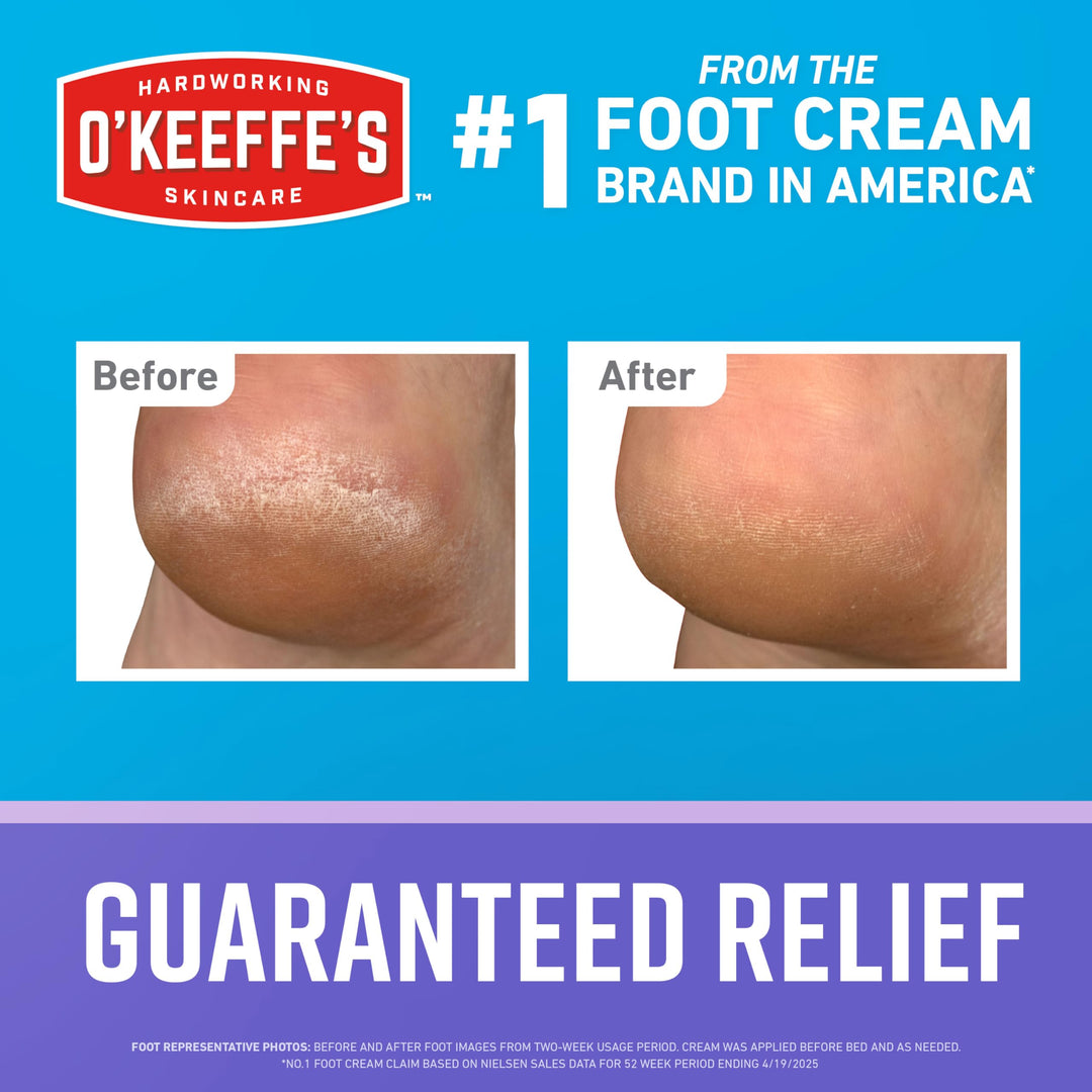 O'Keeffe's For Healthy Feet Night Treatment Foot Cream, 7.0 oz
