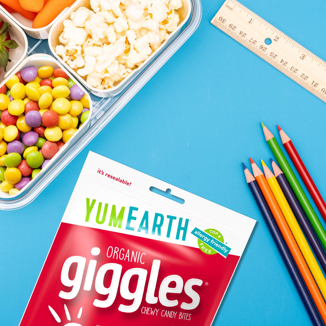 YumEarth Organic Giggles Chewy Candy, Fruit, 5 oz