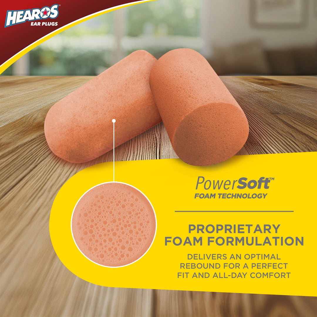 HEAROS Ultimate Softness Series Ear Plugs, 14 Count