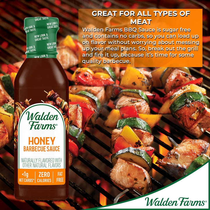 Walden Farms Barbecue Sauce, Honey, 340 g
