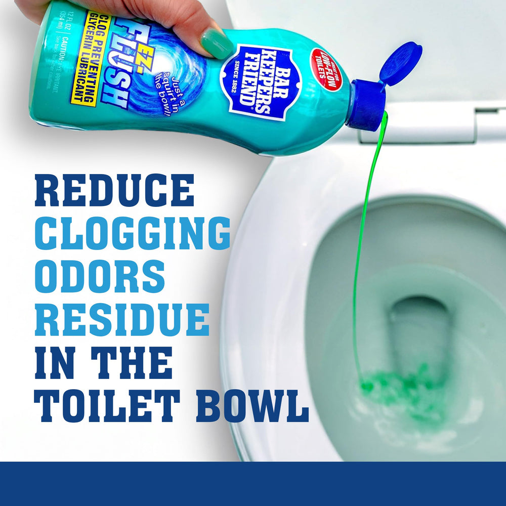 Bar Keepers Friend EZ-Flush Toilet Flushing Aid, Citrus, 2 x 12 oz