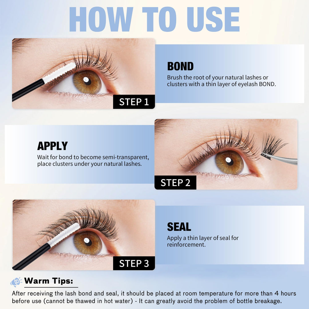 GEMERRY Lash Bond and Seal, Clear, 10 ml