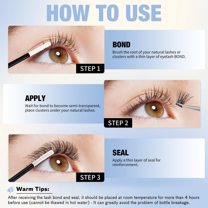 GEMERRY Lash Bond and Seal, Clear, 10 ml