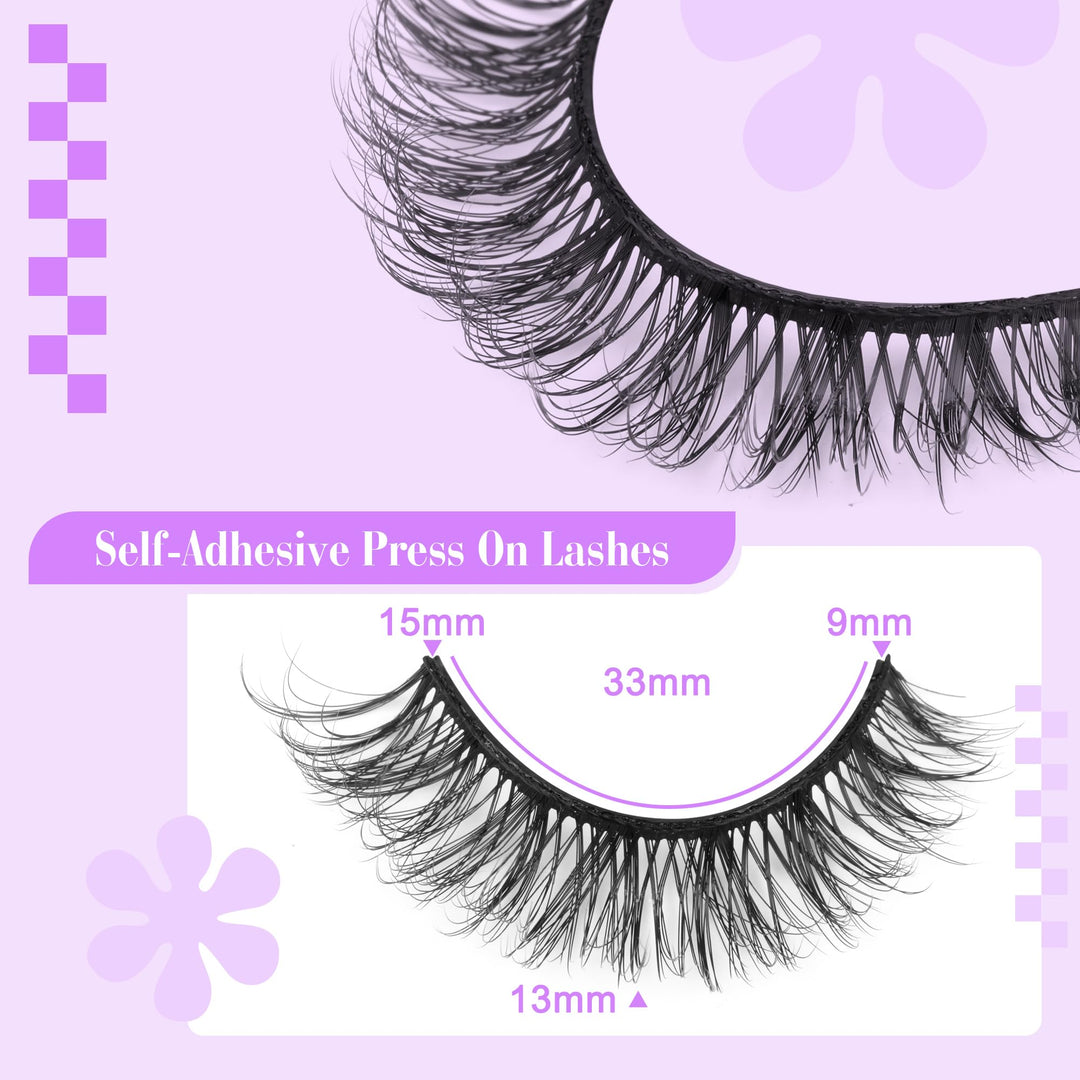 alphonse Self Adhesive Eyelashes, 3 Count