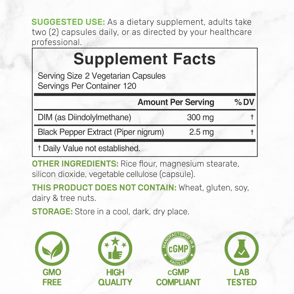 DEAL SUPPLEMENT DIM Supplement, 300 mg, 240 Count