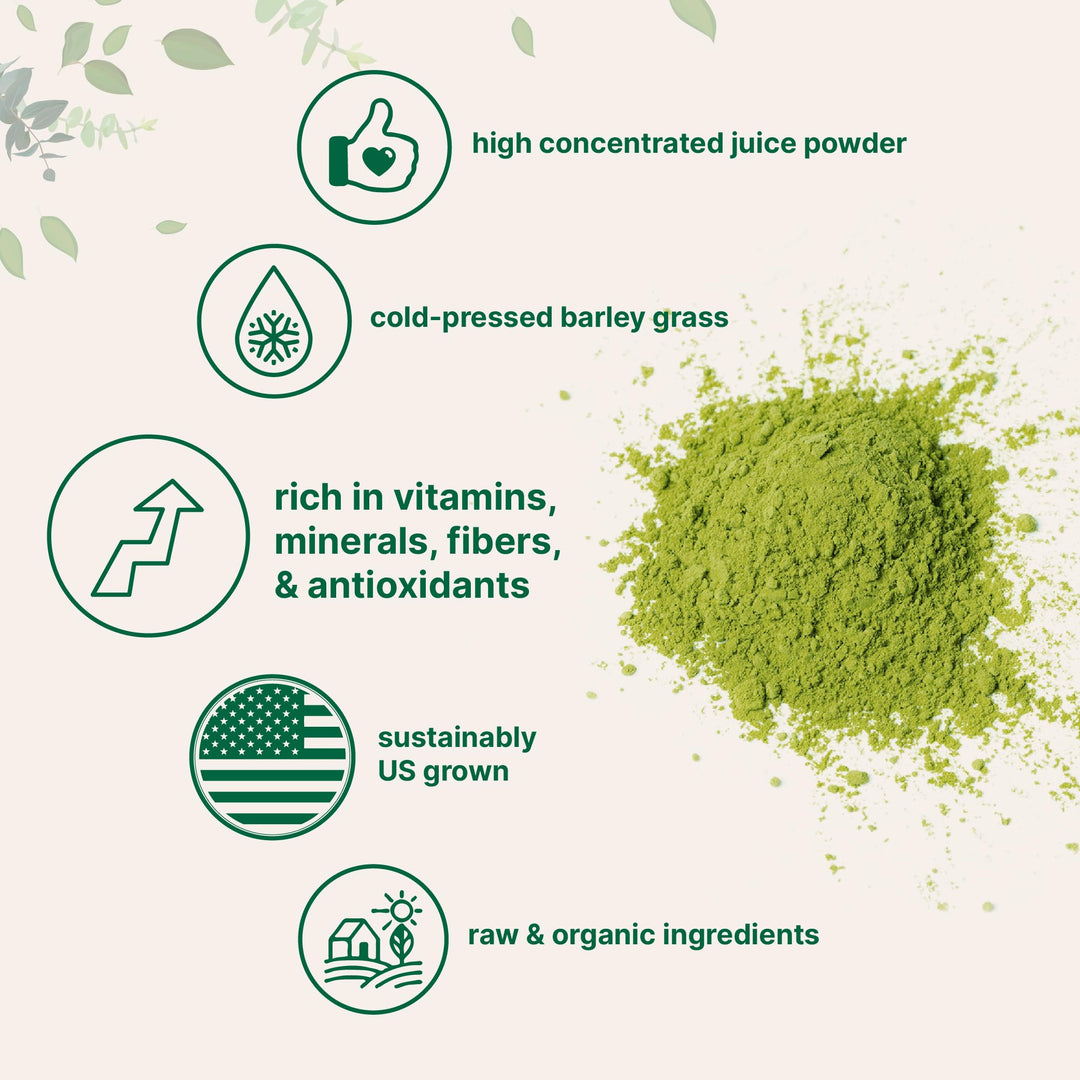 Micro Ingredients Organic Barley Grass Powder, 20 oz