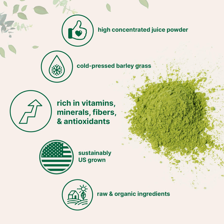 Micro Ingredients Organic Barley Grass Powder, 20 oz