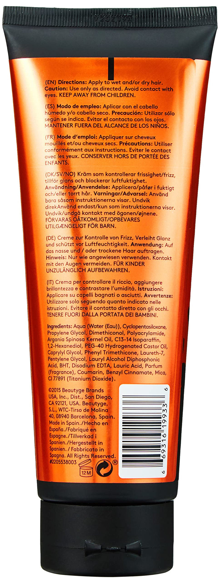 D:Fi De-Frizz+Tame Cream, 250 ml