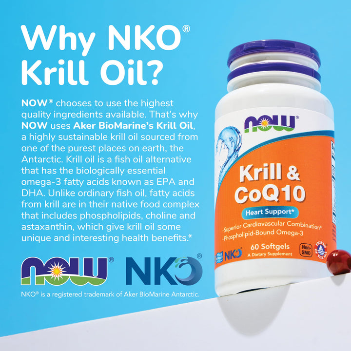 NOW Neptune Krill Oil, 500 mg, 120 Count