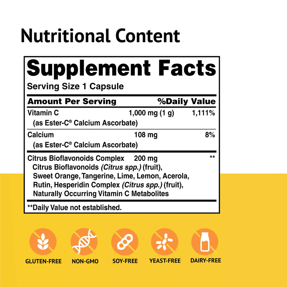 Ester-C, 1000 mg, 90 Count