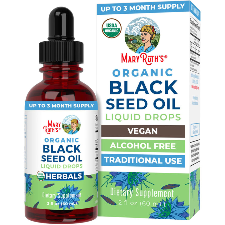 MARYRUTH'S Organic Black Seed Oil, 2 oz