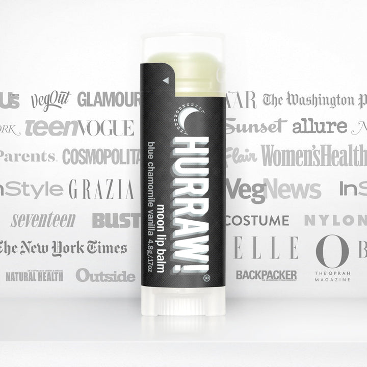 HURRAW! Moon Night Treatment Lip Balm, Blue Chamomile Vanilla