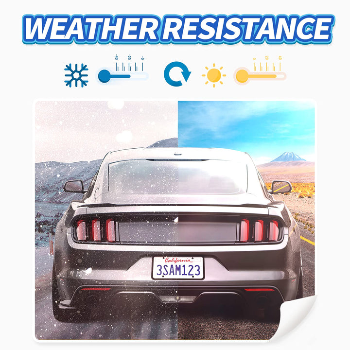 Aujen Silicone License Plate Frames
