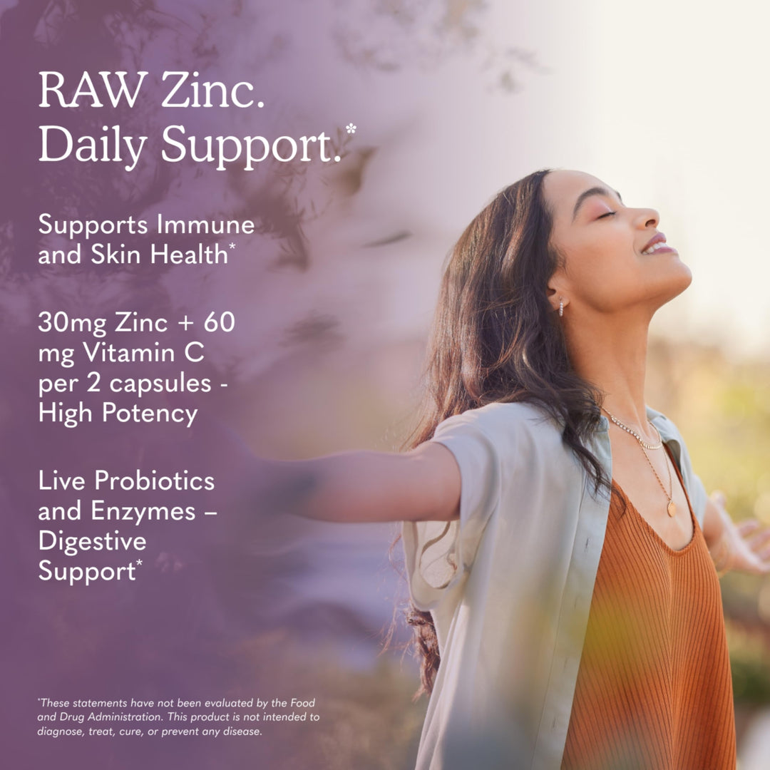 Garden of Life Vitamin Code Raw Zinc, 30 mg, 60 Count