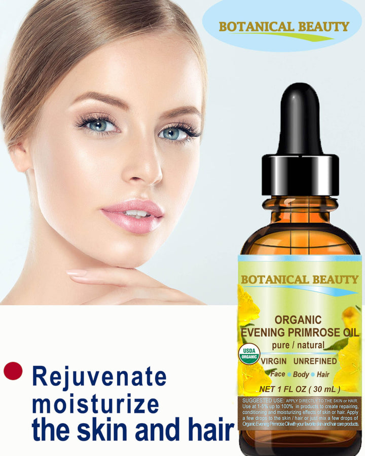Botanical Beauty Organic Evening Primrose Oil, 0.5 fl oz