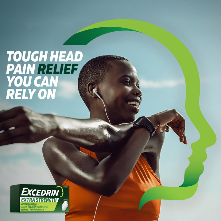 Excedrin Extra Strength Pain Relief Caplets, 200 Count