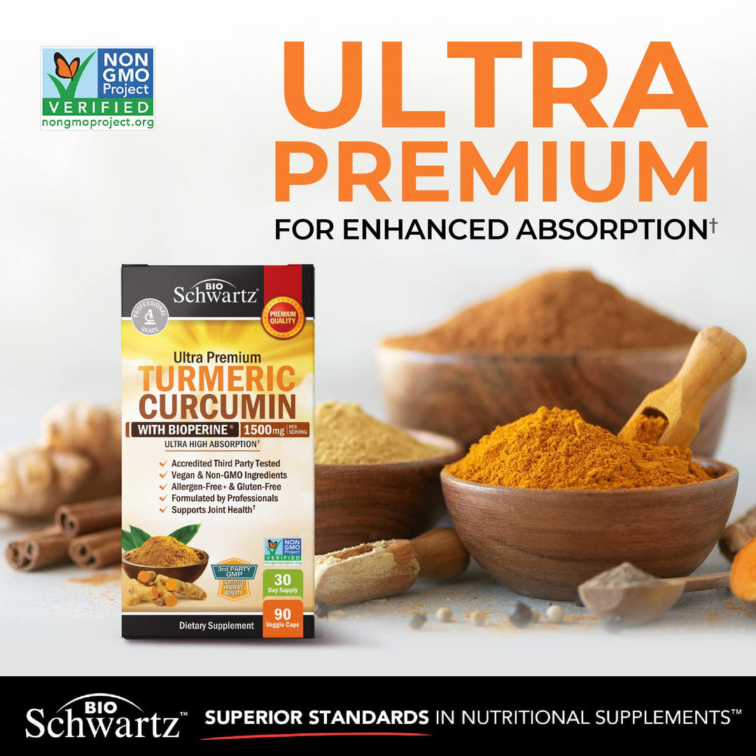 BioSchwartz Turmeric Curcumin, 1500mg