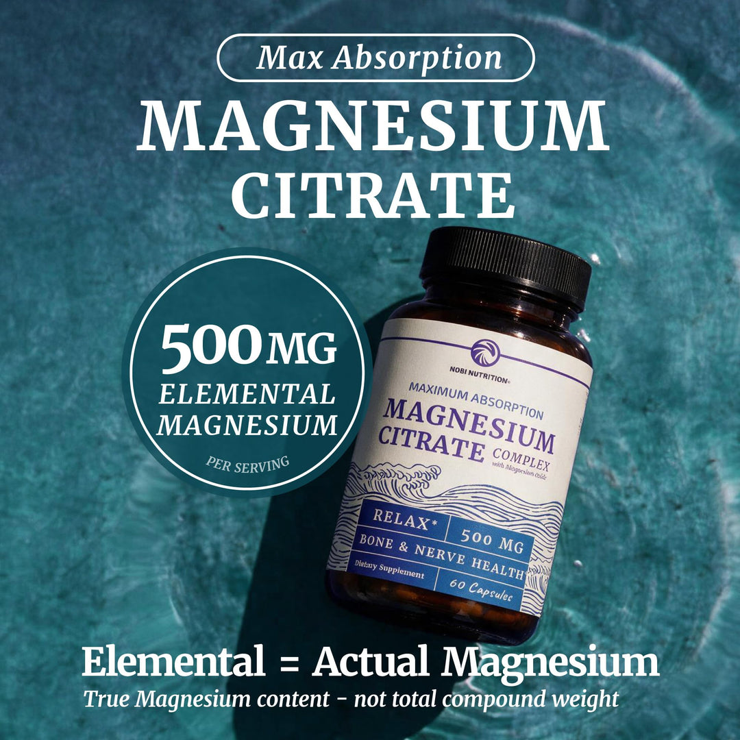 Nobi Nutrition Magnesium Complex, 60 Count