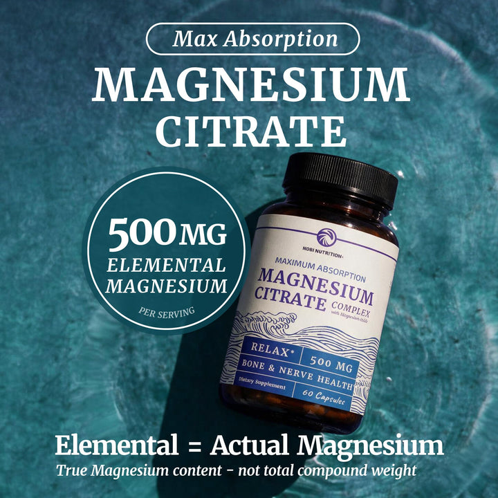 Nobi Nutrition Magnesium Complex, 60 Count
