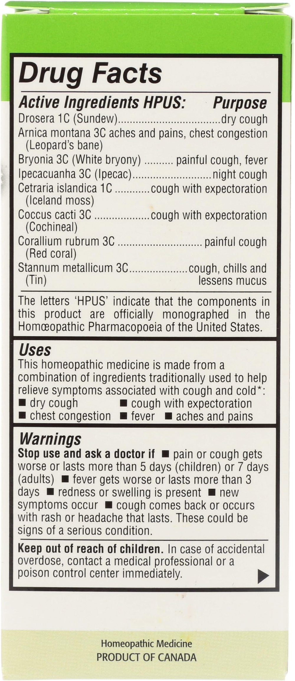 Homeolab Usa Kid's Relief Cough Cold, Fruit, 3.4 fl oz