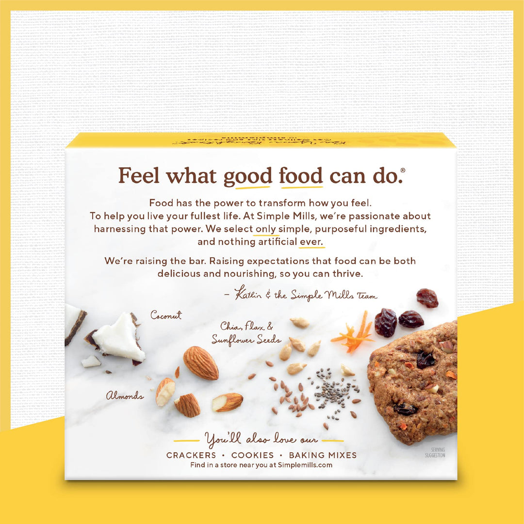 Simple Mills Dark Chocolate Almond Soft Baked Bars, 6 oz