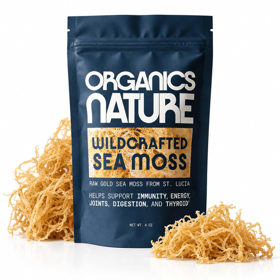 ORGANICS NATURE Raw Sea Moss, Sun Dried, 4 oz