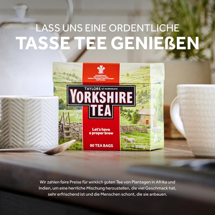 Yorkshire Tea Red Black Tea Bags, 240 Count