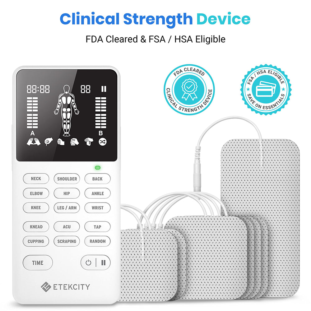 Etekcity TENS Unit Muscle Stimulator, 4 Channels
