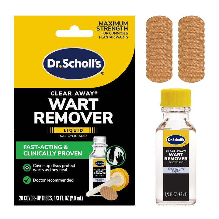 Dr. Scholl's Clear Away Wart Remover, Liquid, 1/3 fl oz