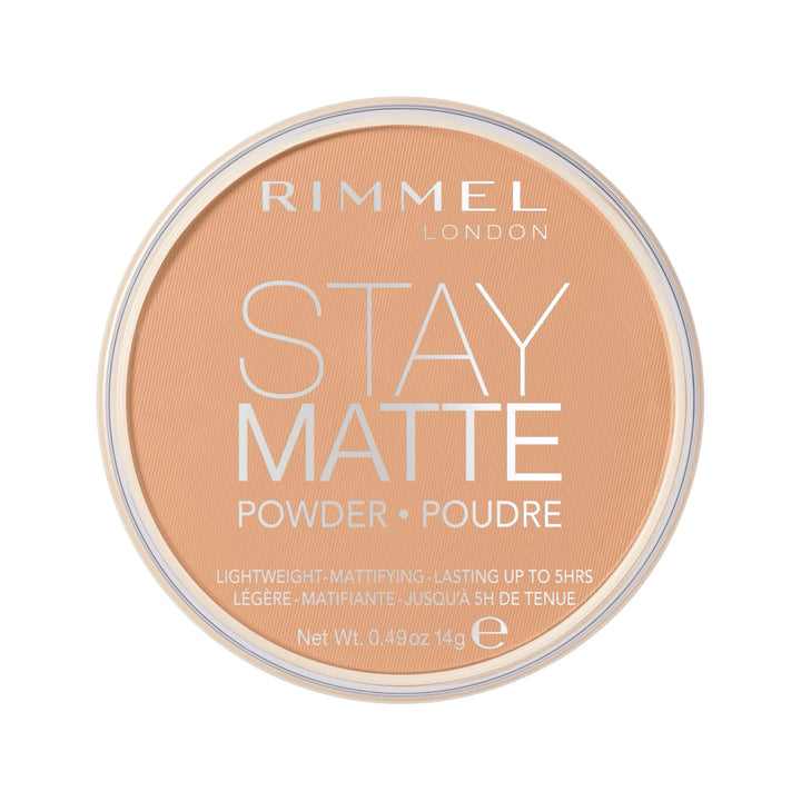 Rimmel Stay Matte Pressed Powder, Deep Beige, 0.47 fl oz