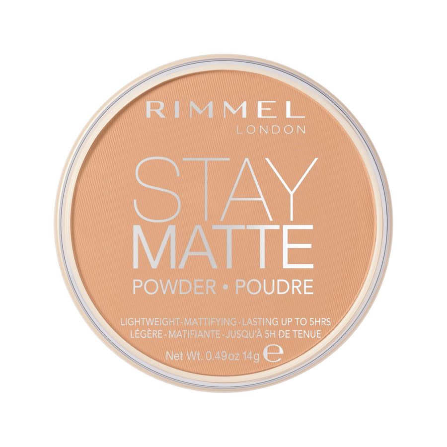 Rimmel Stay Matte Pressed Powder, Deep Beige, 0.47 fl oz