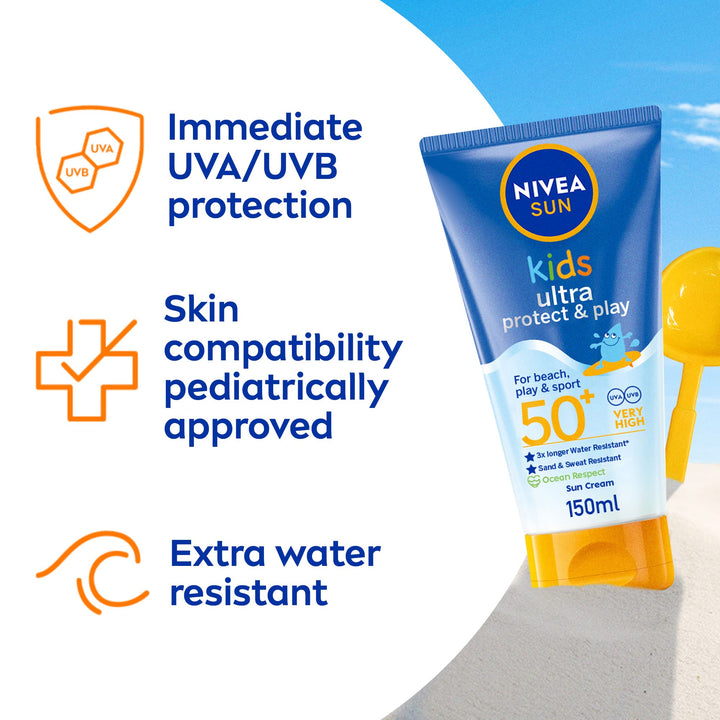 NIVEA Sun Kids Lotion, SPF 50+, 150 ml
