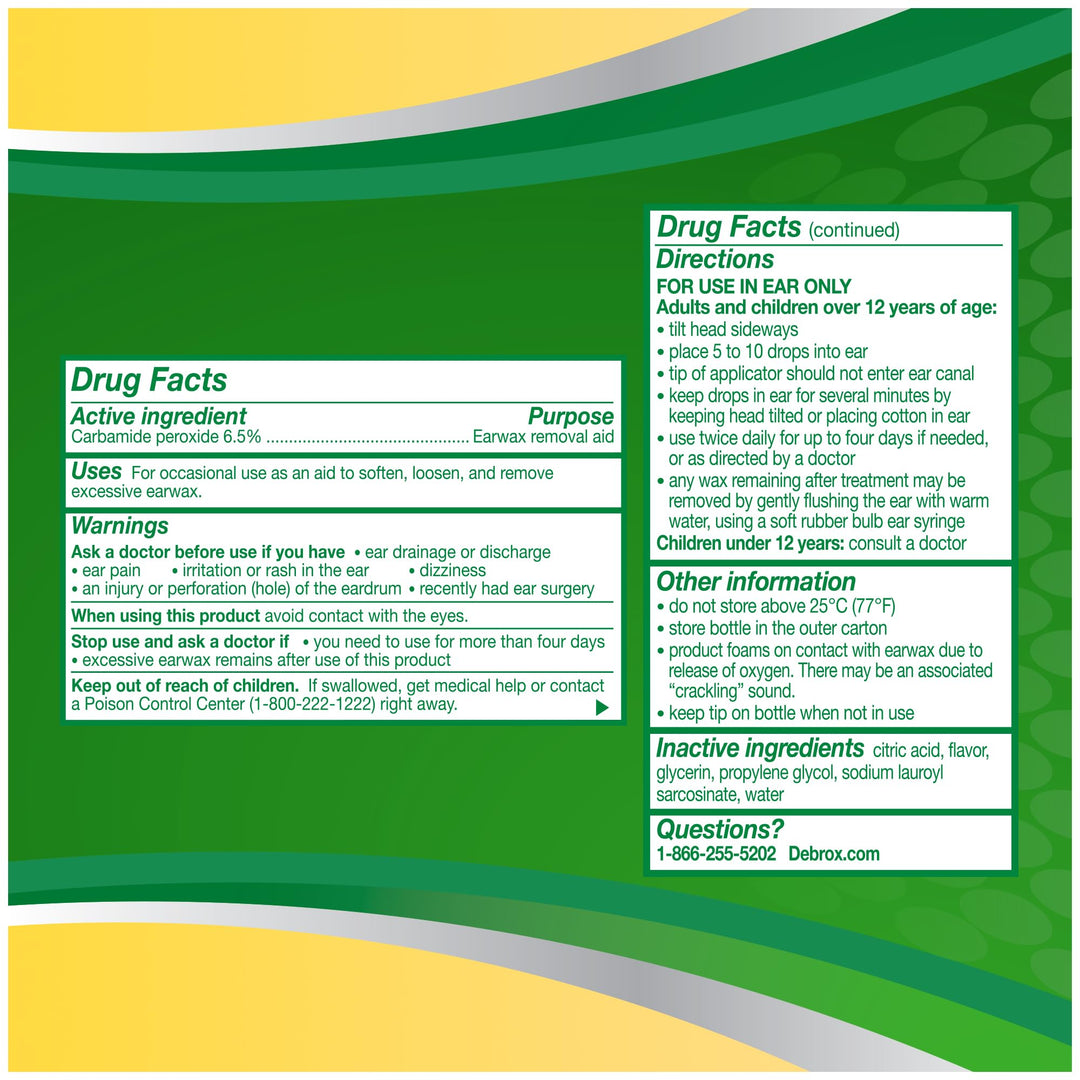 Debrox Ear Wax Removal Kit, 0.5 fl oz