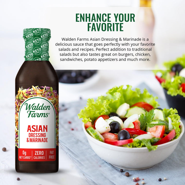 Walden Farms Dressing, Asian, 12 fl oz