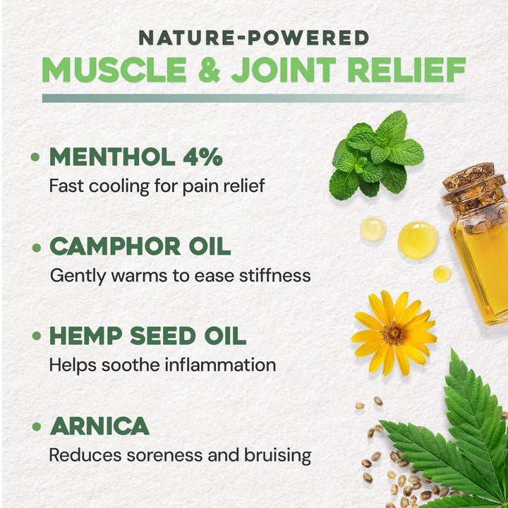 Ebanel Pain Relief Gel, Menthol Arnica