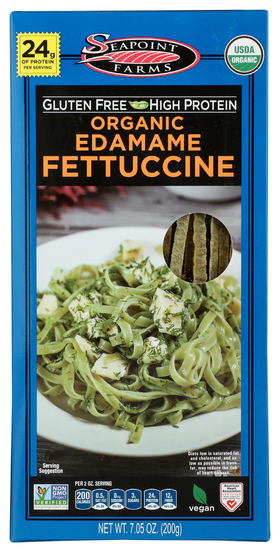 SEAPOINT FARMS Edamame Fettuccine, 7.05 oz