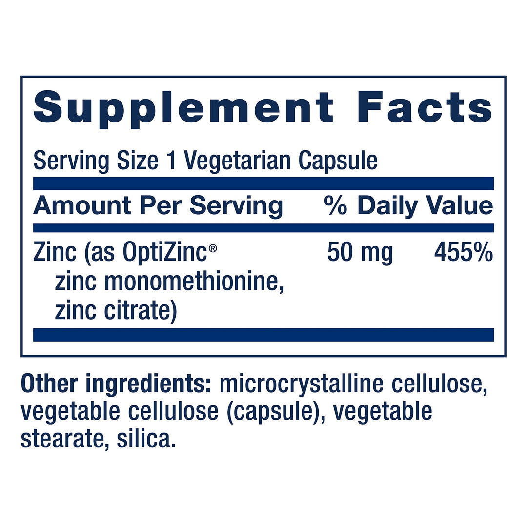 Life Extension Zinc Caps, 50 mg, 90 Count