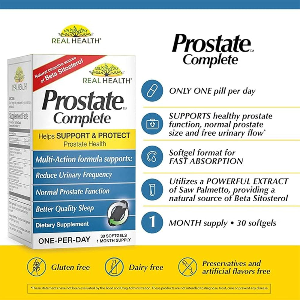 Real Health Prostate Complete, 30 Count