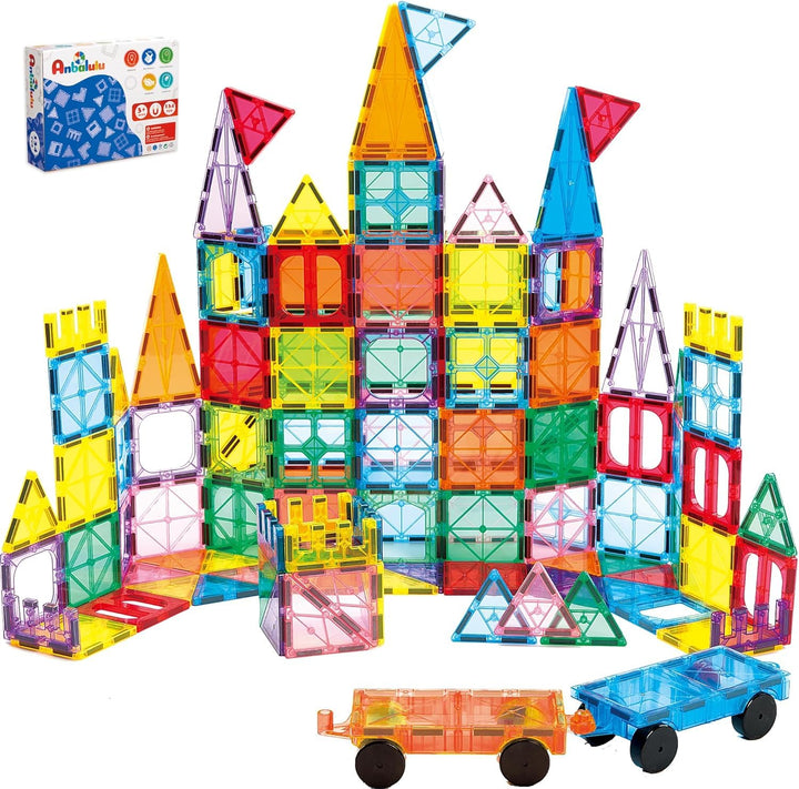 Anbalulu Magnetic Building Tiles, 134 Count