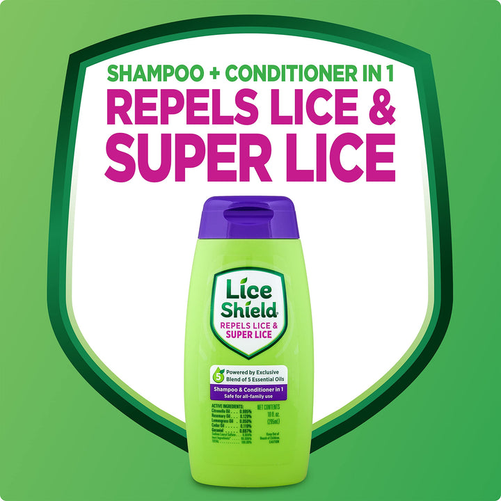 Lice Shield Shampoo and Conditioner, Rosemary, 300 ml