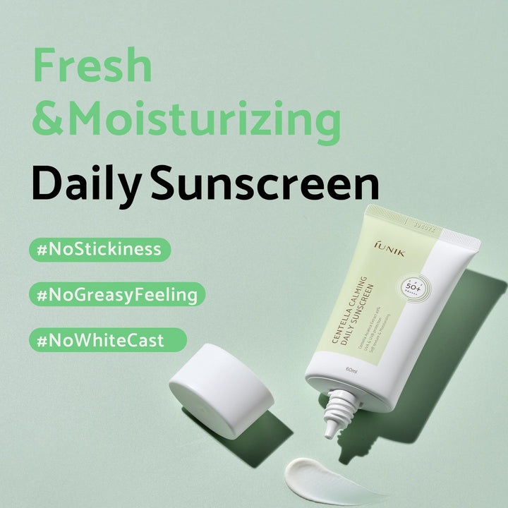 IUNIK Centella Calming Moisture Daily Sunscreen, SPF 50+ PA++++