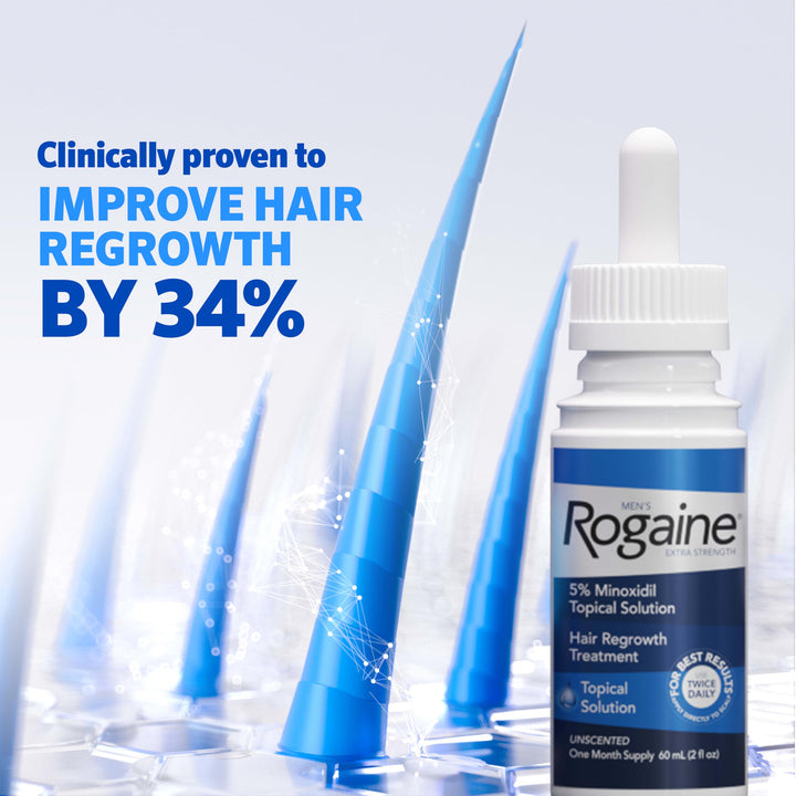 Rogaine Hair Regrowth Treatment, Topical Solution, 60 ml