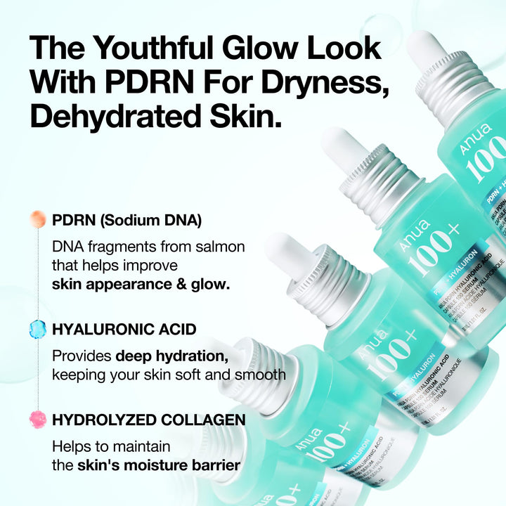 ANUA PDRN Hyaluronic Acid Capsule 100 Serum, 1.01 fl oz