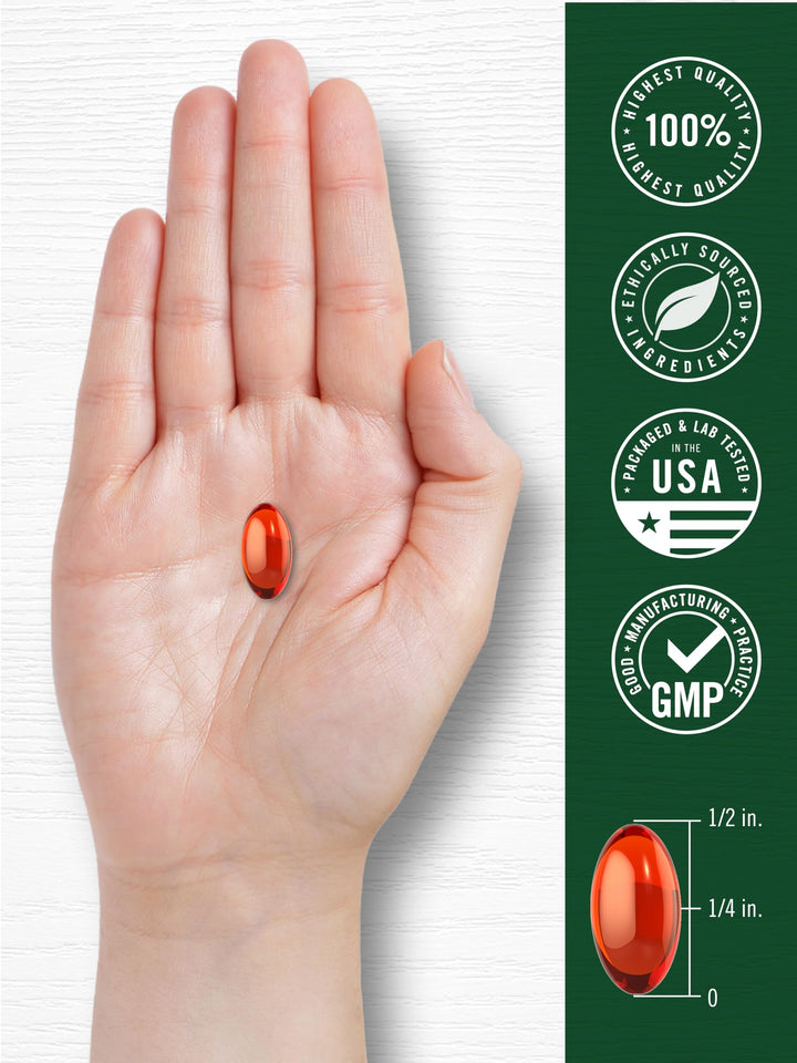 Carlyle Sea Buckthorn Oil Capsules, 4400 mg, 200 Count
