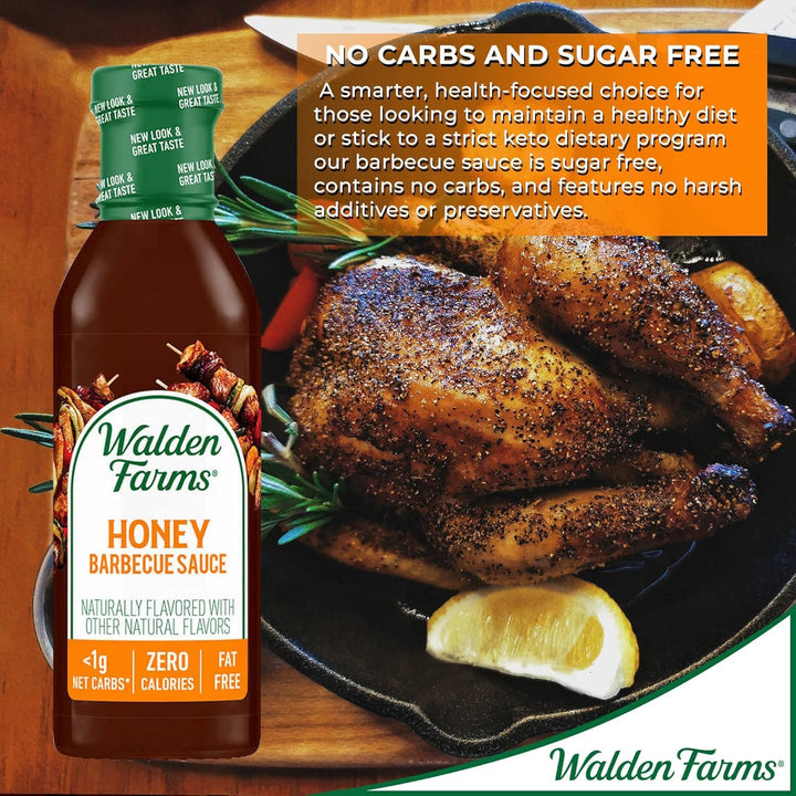 Walden Farms Barbecue Sauce, Honey, 340 g