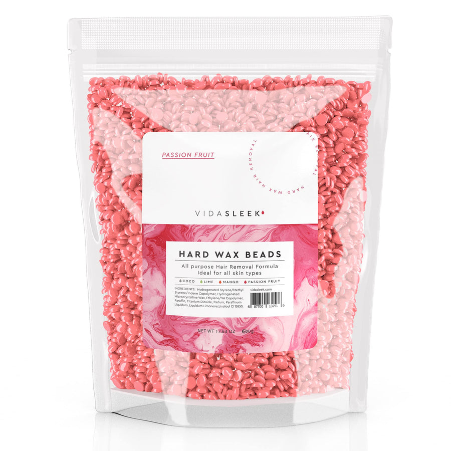 VidaSleek Hard Wax Beads, Passion Fruit, 17.63 oz