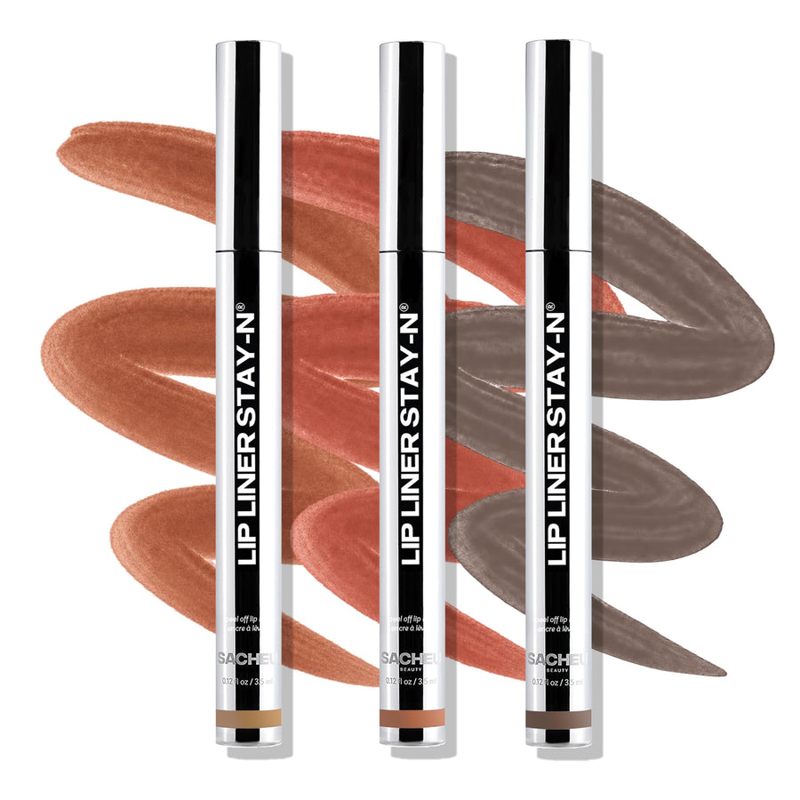 Sacheu Stay-N Peel Off Lip Stain Set, Core Bundle Trio